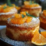 orange ginger honey cakes