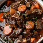 Slow Cooker Beef Bourguignon