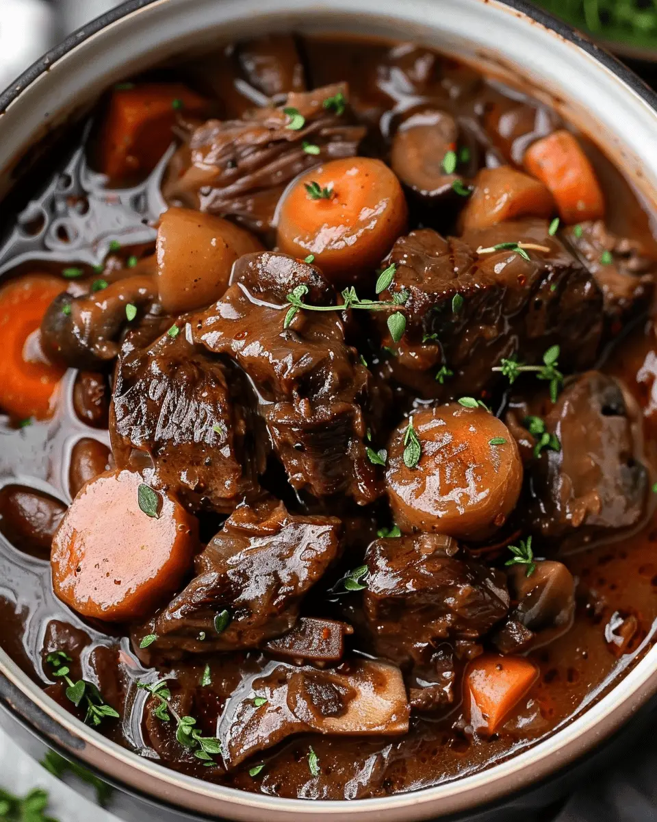 Slow Cooker Beef Bourguignon: A Comforting Family Delight